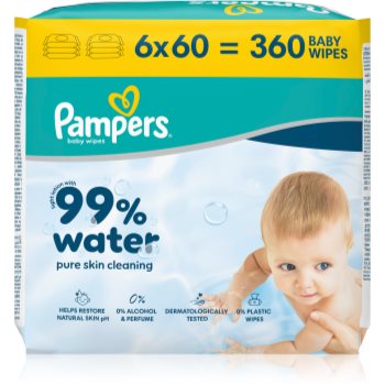 Pampers 99% Water Baby Wipes Servetele umede pentru copii - imagine 2
